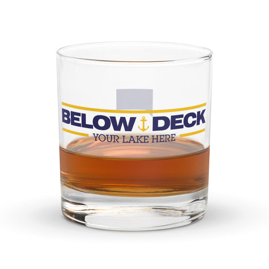 Below Deck Personalized Rocks Glass