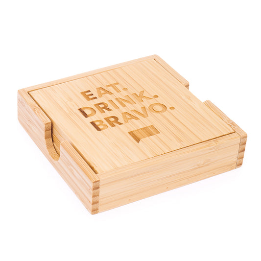 Bravo Gear Wood Coasters (Set of 4)