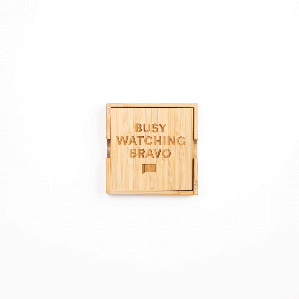 Bravo Gear Wood Coasters (Set of 4)