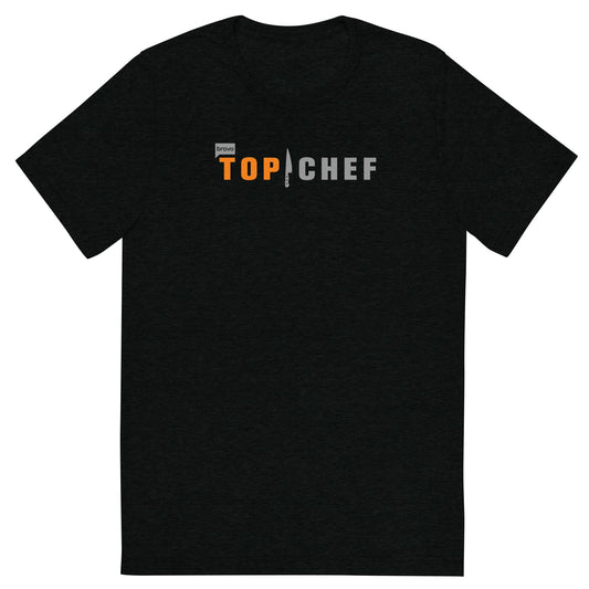Top Chef Knife Grey Logo Men's Tri-Blend T-Shirt