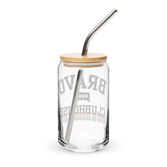 Bravo Clubhouse Watch What Happens Live Pride Can Shaped Glass