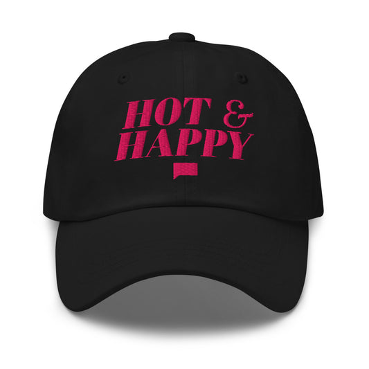 Summer House Hot & Happy Dad Hat Black