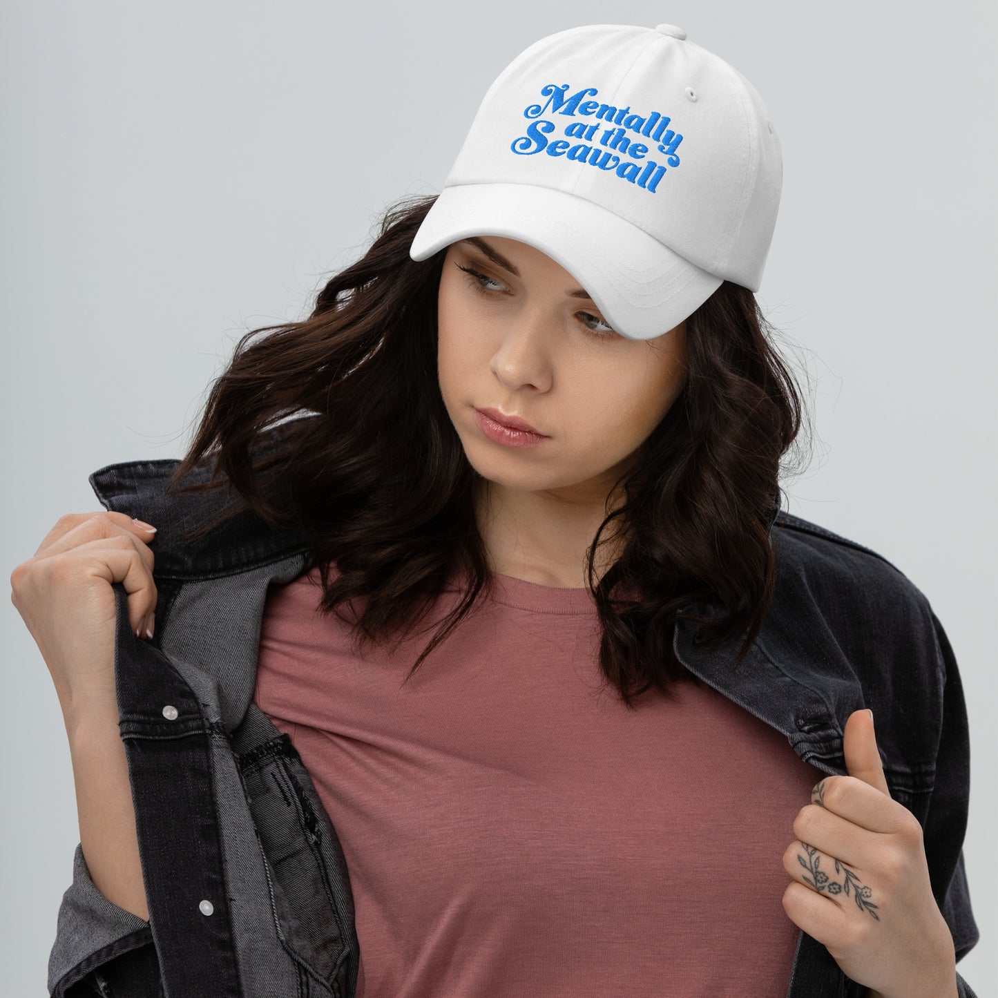 The Real Housewives of Rhode Island Hat Mentally, at the Seawall Embroidered