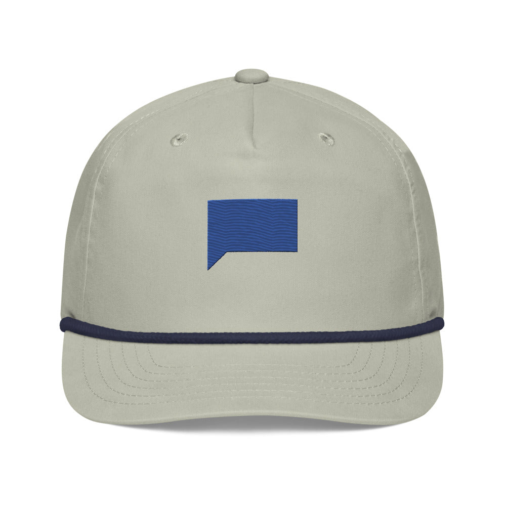 Bravo Gear Spring Talk Embroidered Rope Cap Lt Gray/navy
