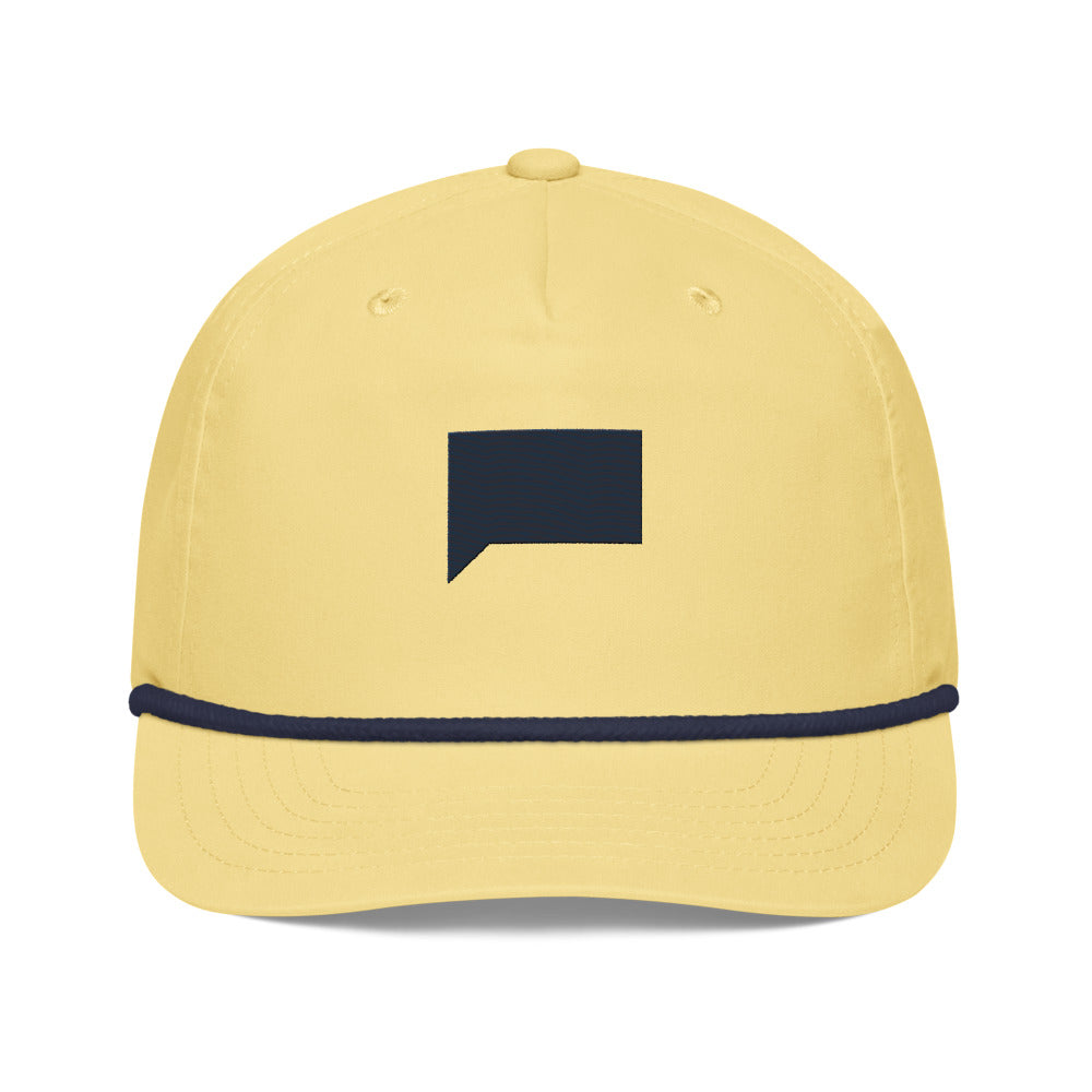 Bravo Gear Spring Talk Embroidered Rope Cap Yellow/navy