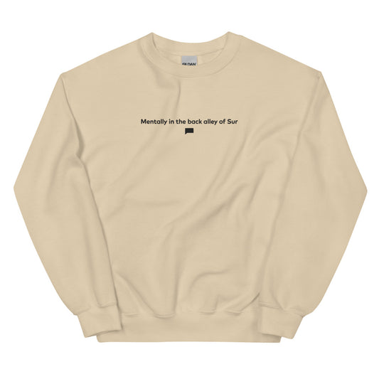Vanderpump Back Alley of Sur Crewneck Sand