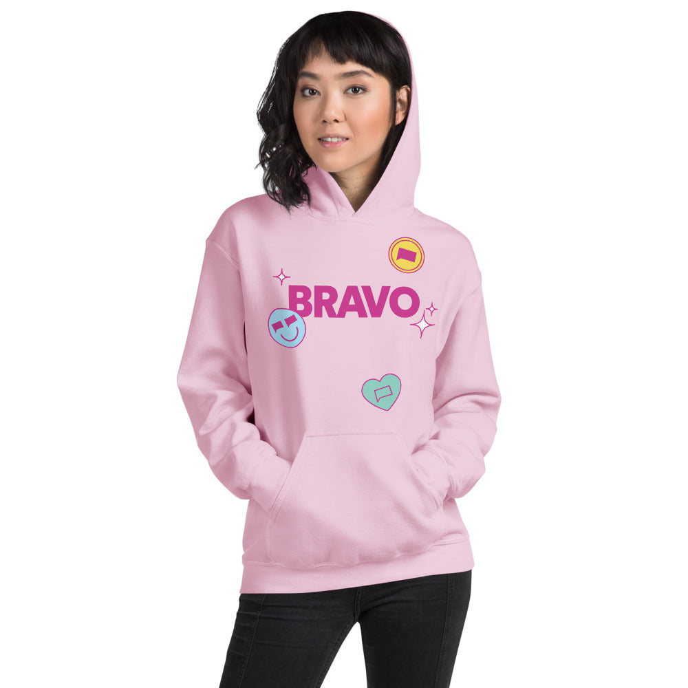 BravoCon Bravo Logo & Icons Hoodie