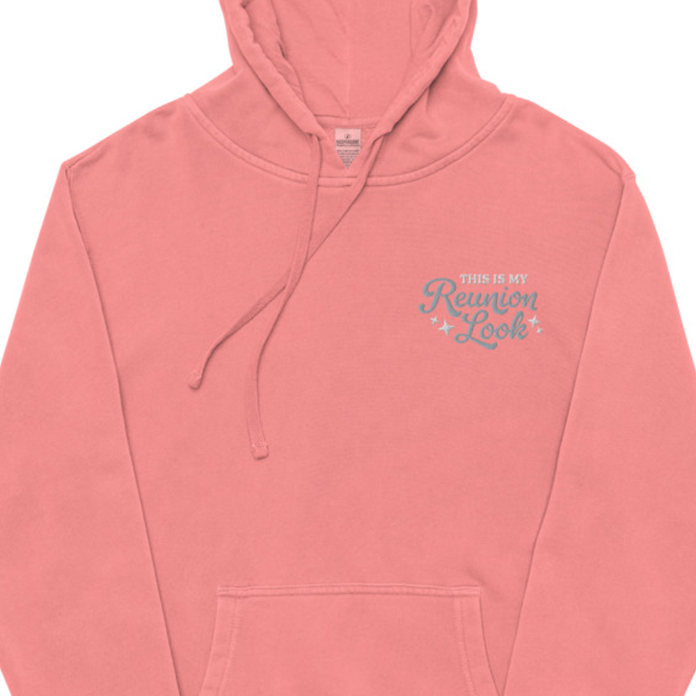 This Is My Reunion Look Embroidered Hoodie