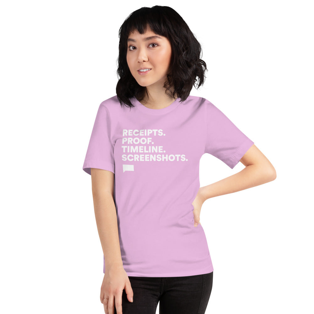 The Real Housewives Of Salt Lake City Receipts T-Shirt