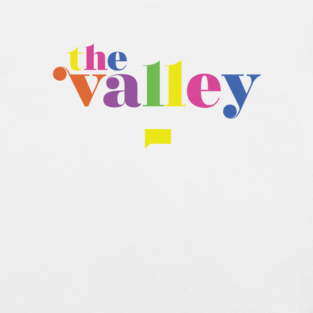 The Valley Rainbow Logo Adult Short Sleeve T-Shirt