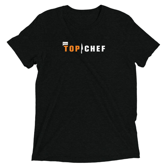 Top Chef Men's Tri-Blend Short Sleeve T-Shirt Vintage Black