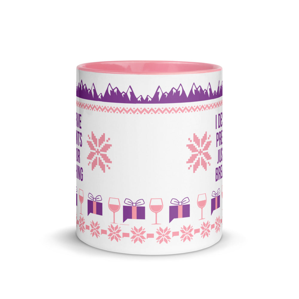 The Real Housewives of Salt Lake City I Deserve Presents Just For Breathing Two-Tone Mug