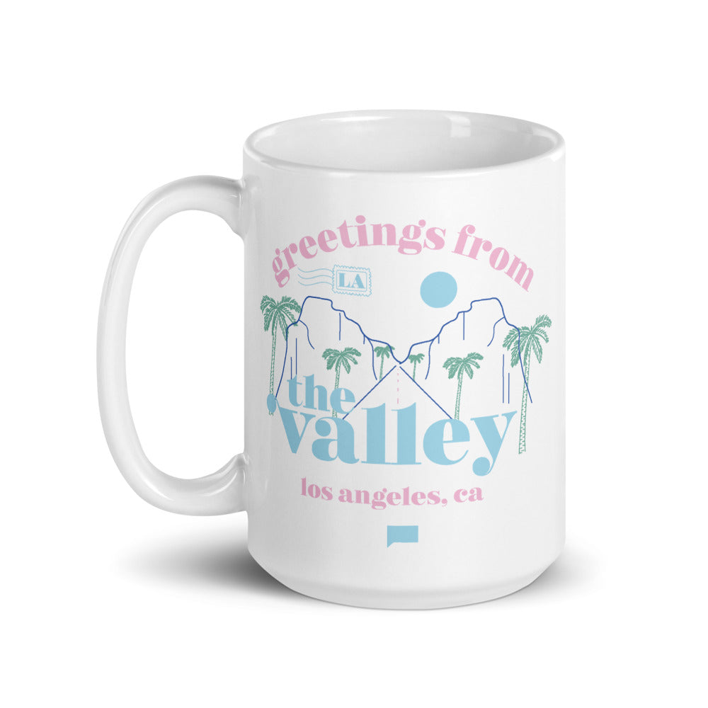 The Valley Greetings From The Valley Mug