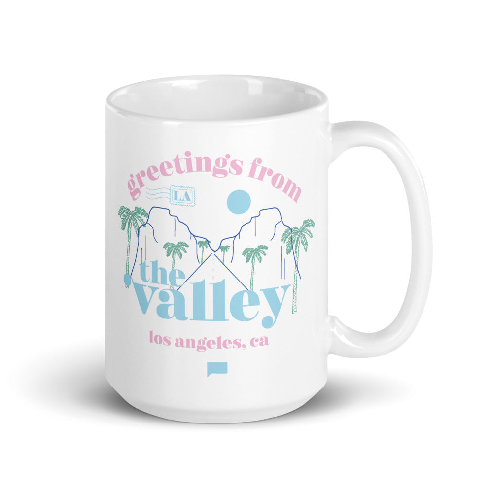 The Valley Greetings From The Valley Mug