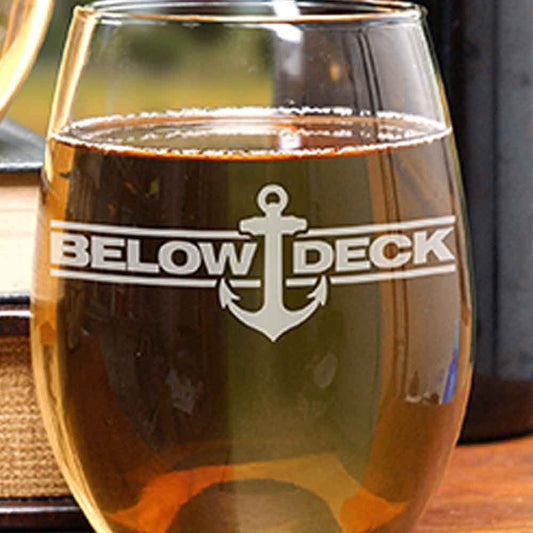 Below Deck Stemless Wine Glasses - Set of 2