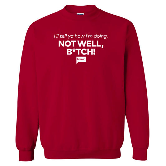 The Real Housewives of New York City How Am I Doing? Dorinda Fleece Crewneck Sweatshirt