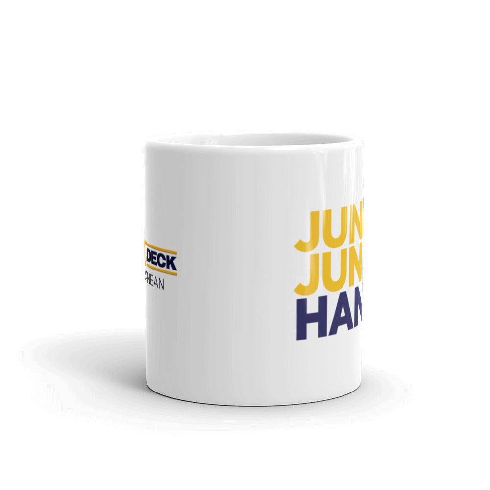 Below Deck June, June, Hannah White Mug