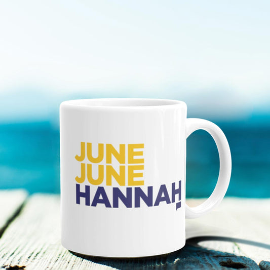 Below Deck June, June, Hannah White Mug
