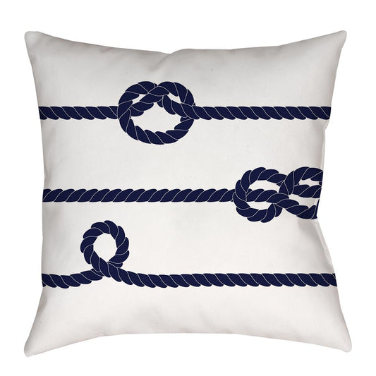 Below Deck Knot Pillow - 20 X 20