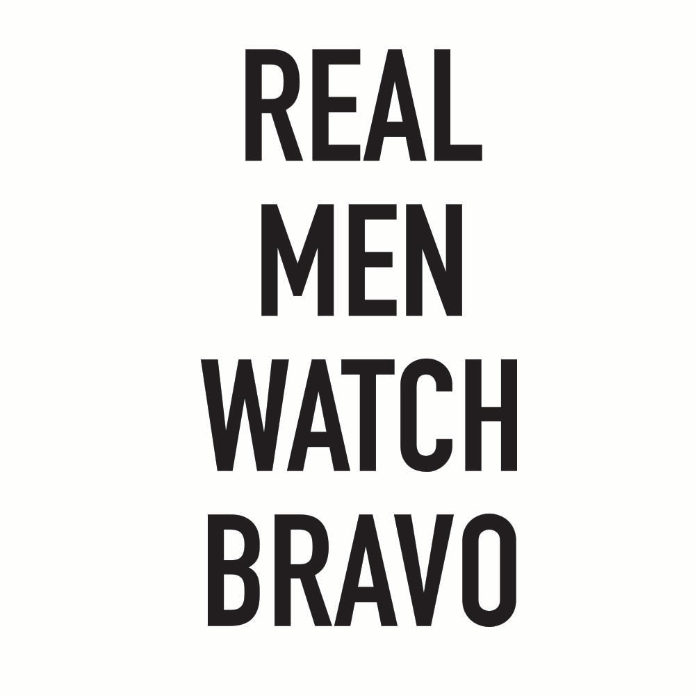 Real Men Watch Bravo White Mug White Mug