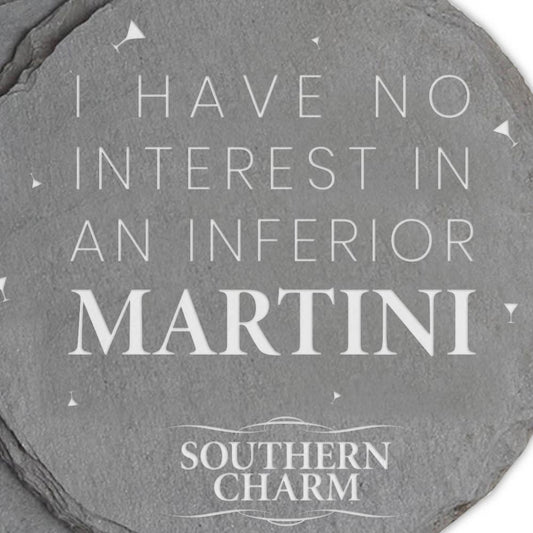 Southern Charm Inferior Martini Coaster Set