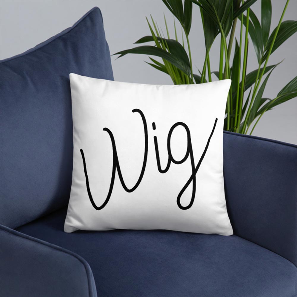 Wig Pillow - 16 X 16