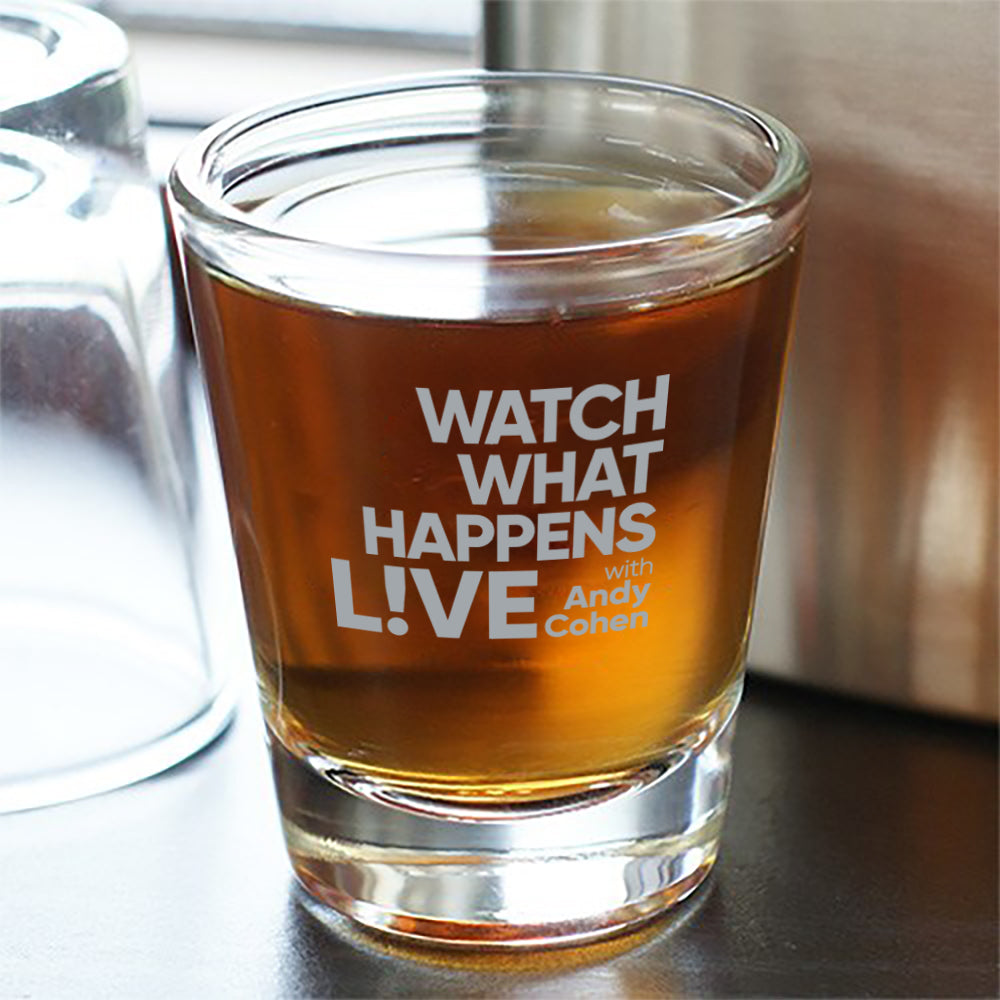 Watch What Happens Live Set of 4 Premium Shot Glasses