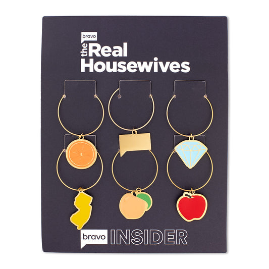 Bravo Insider The Real Housewives Wine Charms (Set of 6)