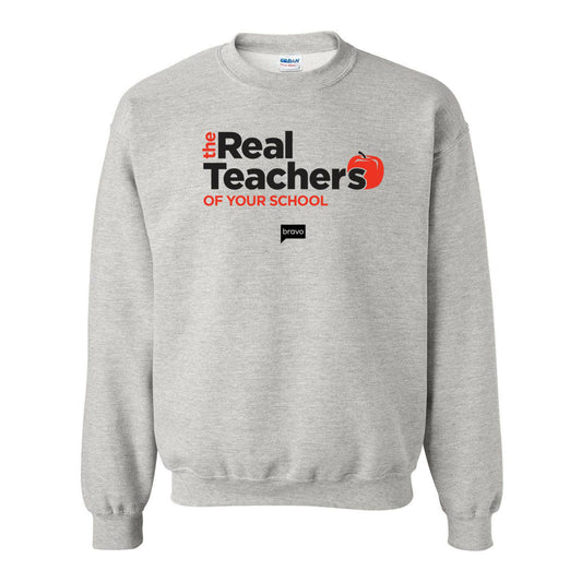 The Real Housewives Real Teachers Personalized Fleece Crewneck Sweatshirt-0