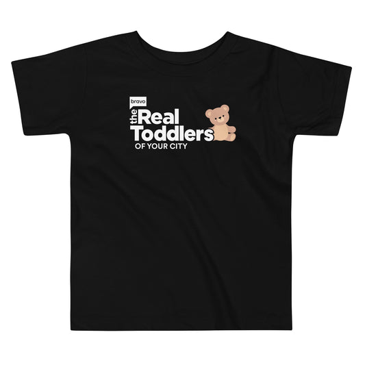 The Real Housewives Personalized Real Toddlers Toddler T-Shirt Black