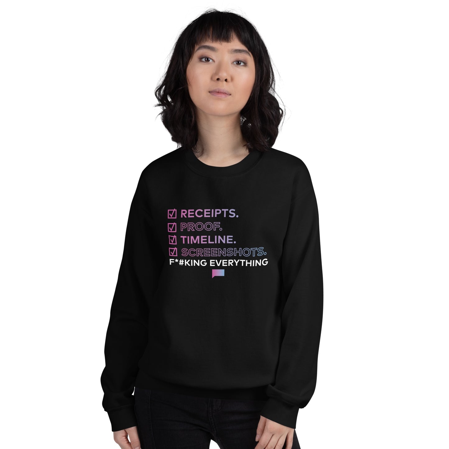 The Real Housewives of Salt Lake City Receipts Crewneck