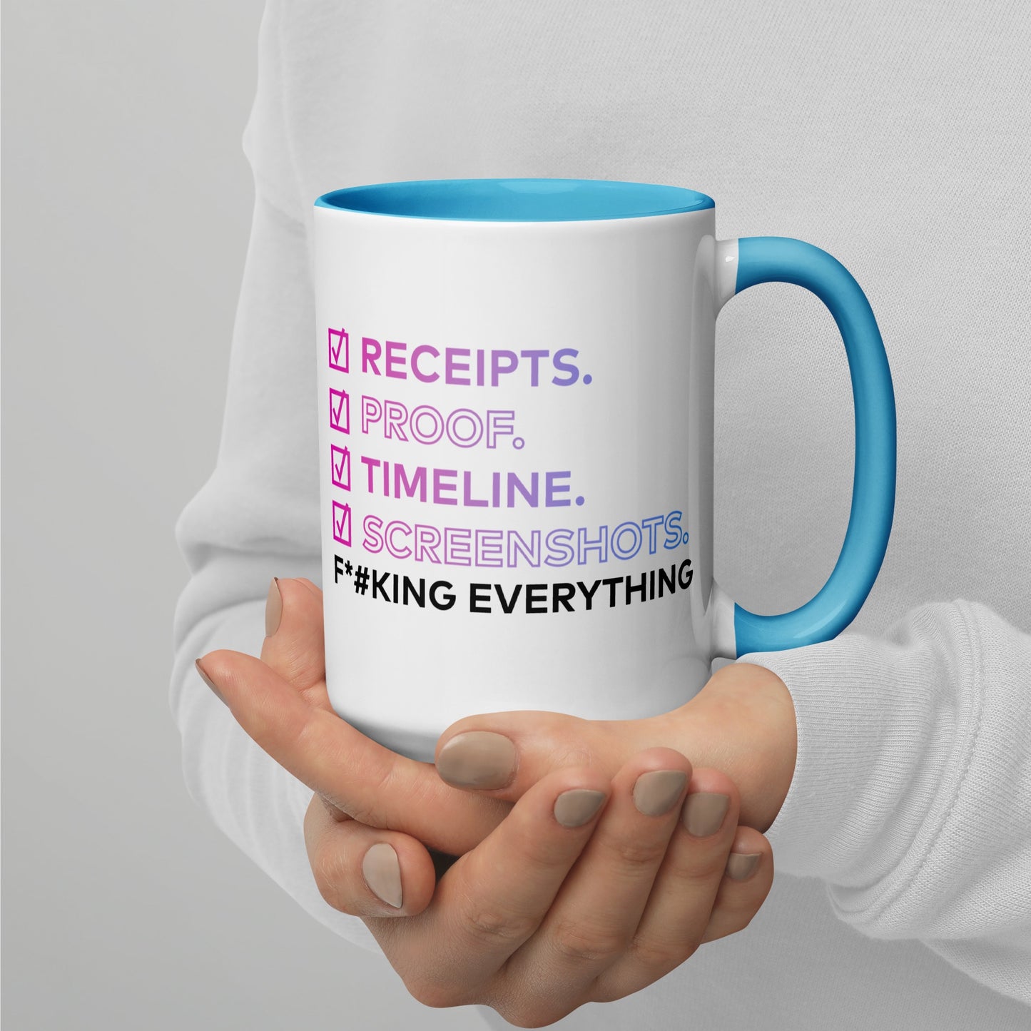 The Real Housewives of Salt Lake City Receipts Two-Tone Mug