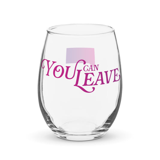 The Real Housewives of Salt Lake City You Can Leave Stemless Wine Glass