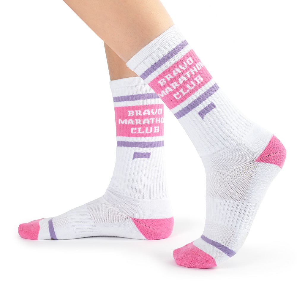 Bravo Marathon Club Athletic Crew Socks