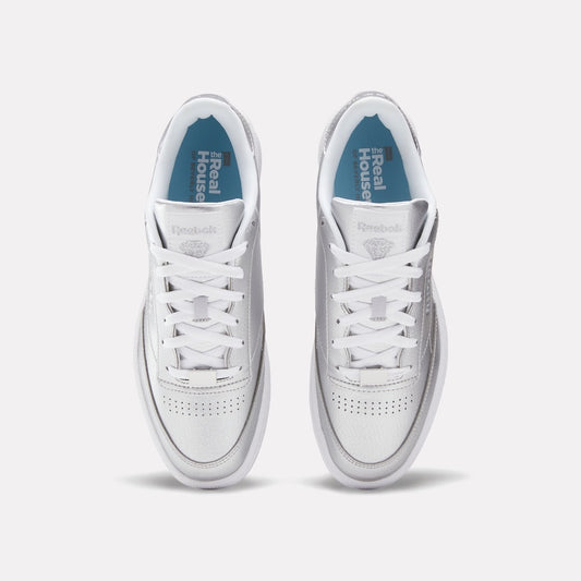 Reebok x RHOBH Club C 85 Shoe Silver/Blue-2