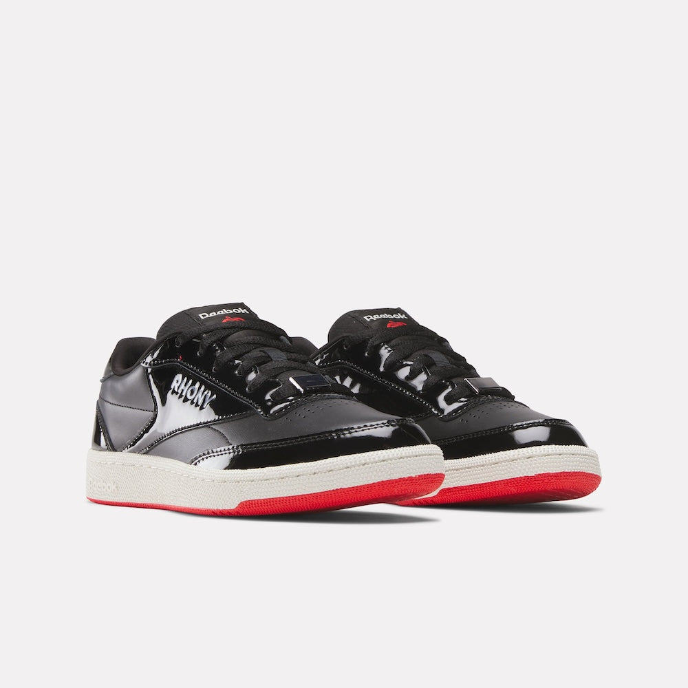 Reebok x RHONY Club C 85 Shoe Black/White/Red