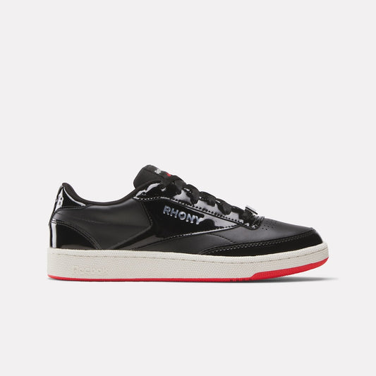 Reebok x RHONY Club C 85 Shoe Black/White/Red-3