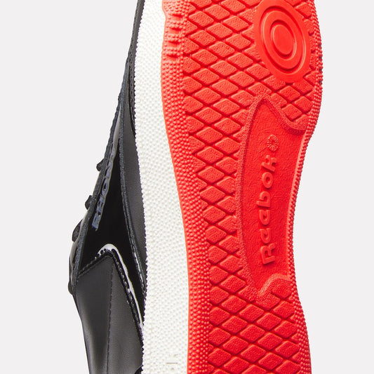 Reebok x RHONY Club C 85 Shoe Black/White/Red-5