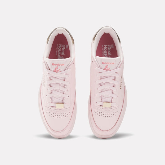 Reebok x RHOP Club C 85 Shoe Pink/Pink/Gold-2