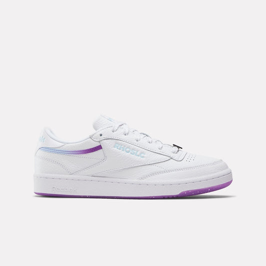 Reebok x RHOSLC Club C 85 Shoe White/Purple/Blue-3
