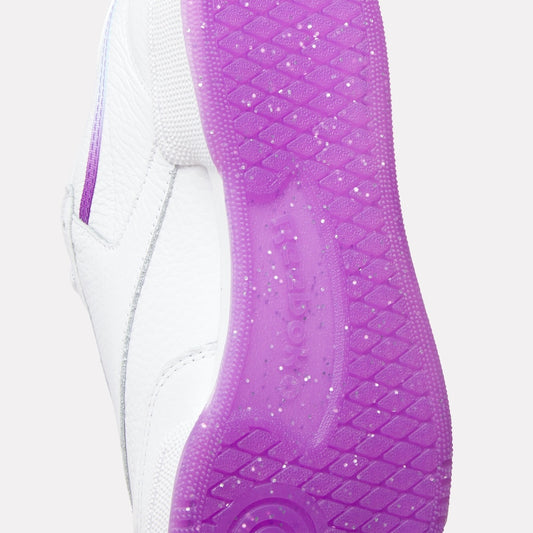 Reebok x RHOSLC Club C 85 Shoe White/Purple/Blue-6