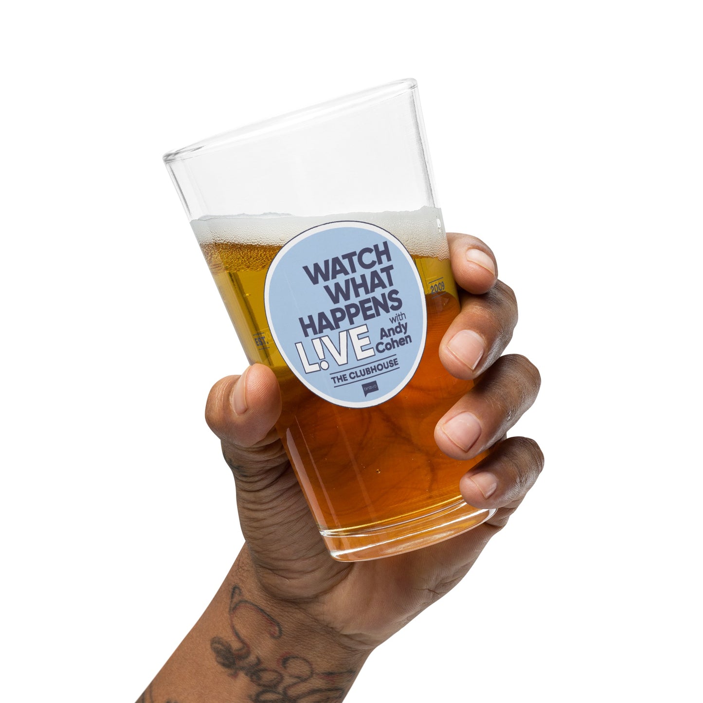 Watch What Happens Live Logo Pint Glass