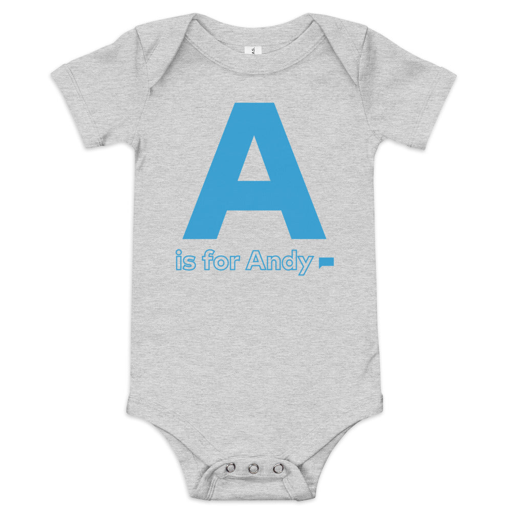 Bravo A is for Andy Baby Bodysuit