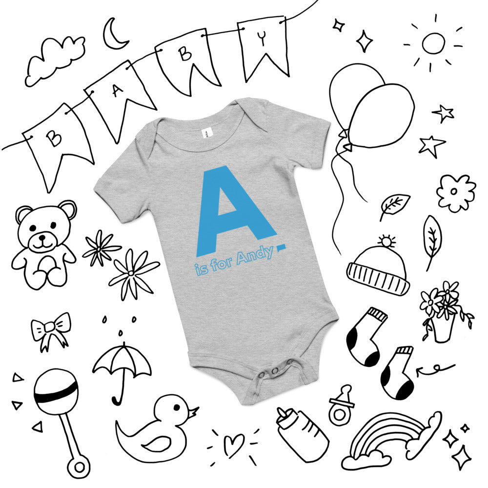 Bravo A is for Andy Baby Bodysuit