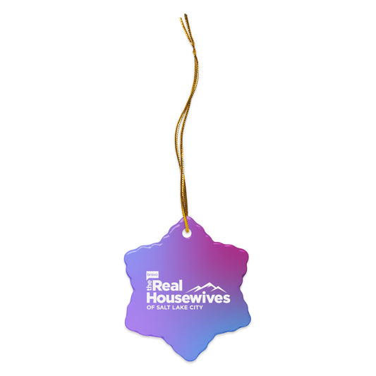 The Real Housewives of Salt Lake City Ornament Logo Ceramic