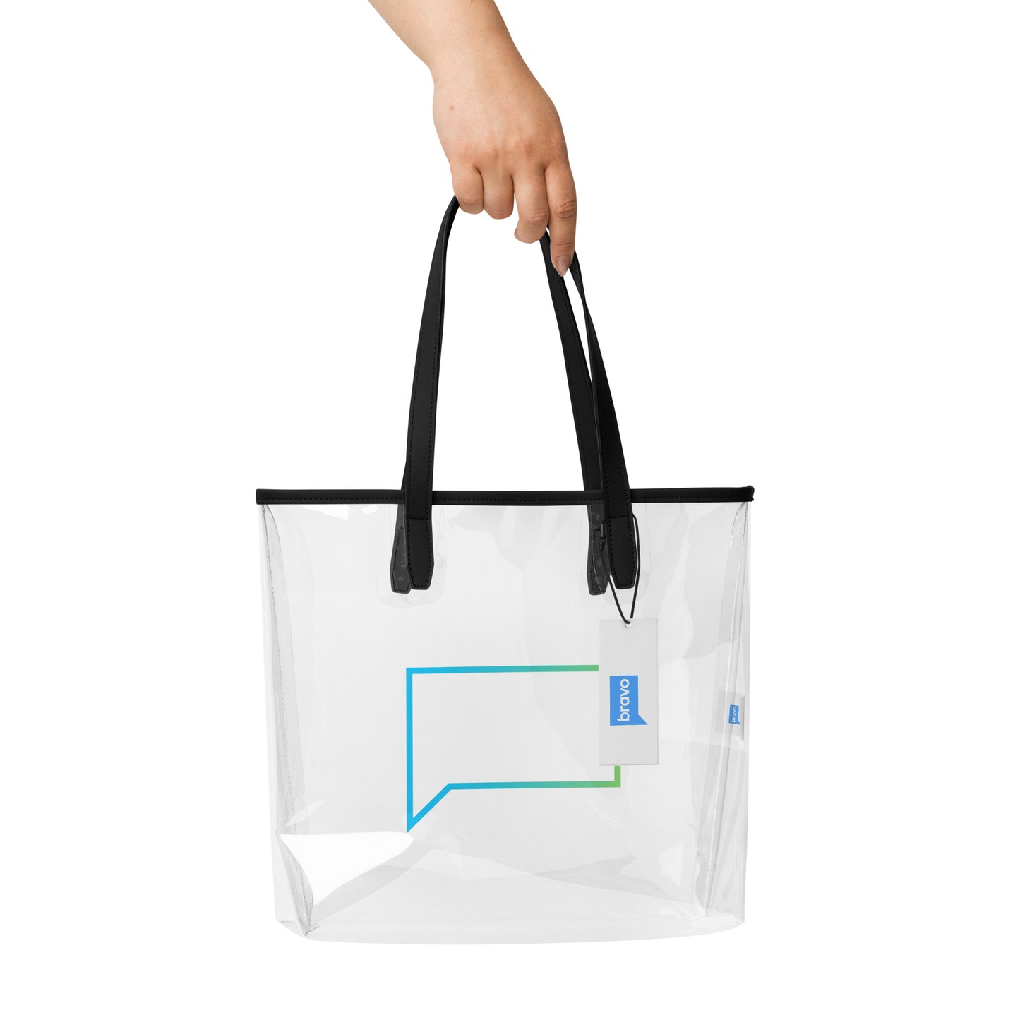 Bravo Fan Fest Clear Tote Bag - Green/Blue