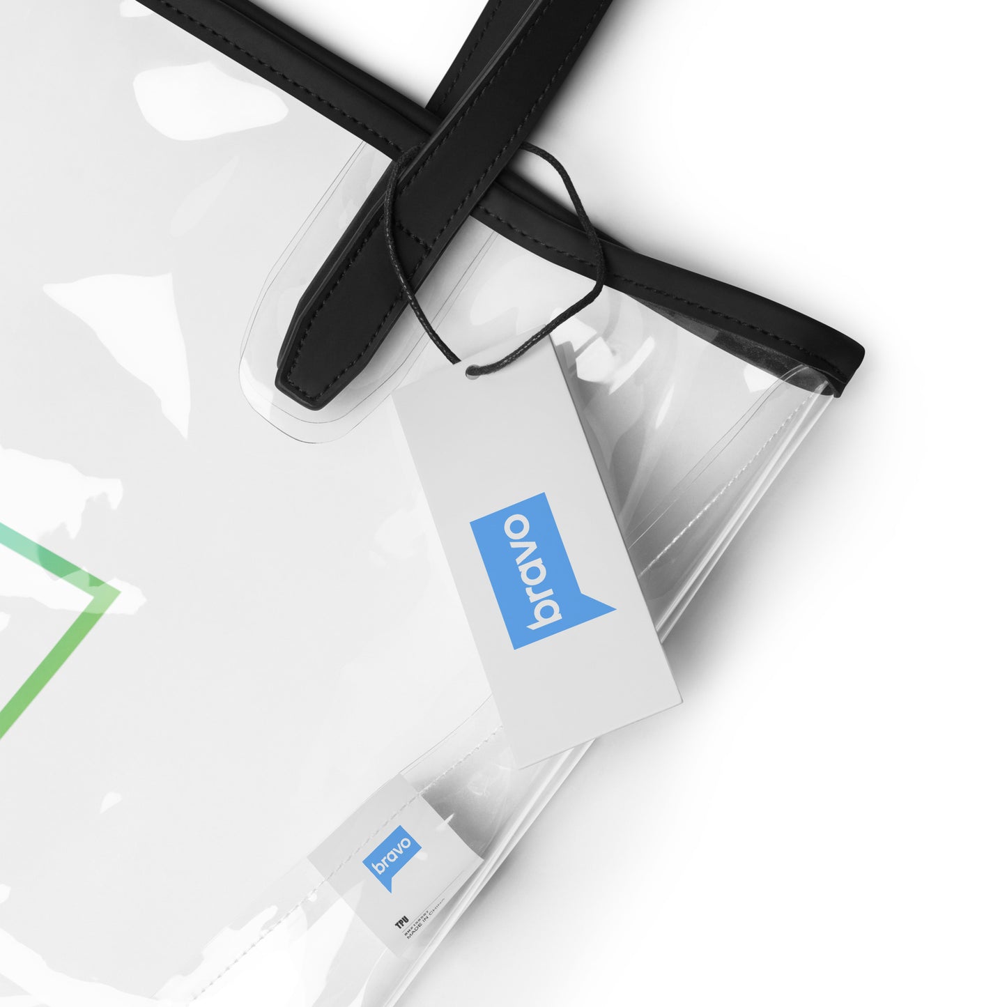 Bravo Fan Fest Clear Tote Bag - Green/Blue