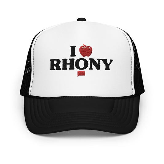 The Real Housewives of New York City RHONY Apple Embroidered Trucker Hat