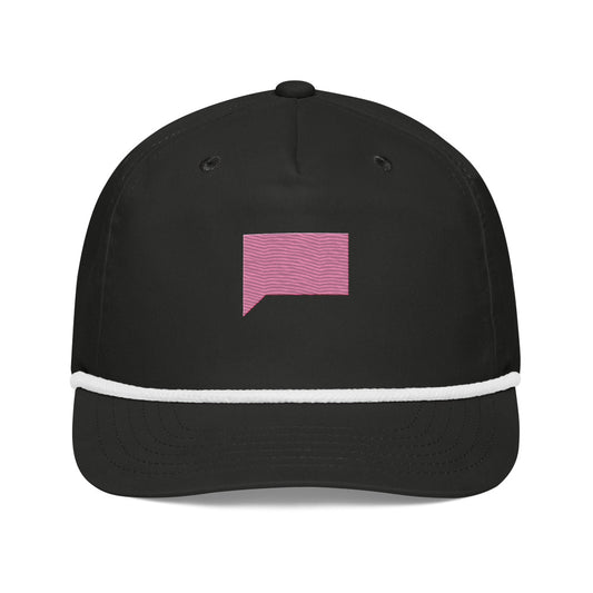 Bravo Gear Spring Talk Embroidered Rope Cap Black/white