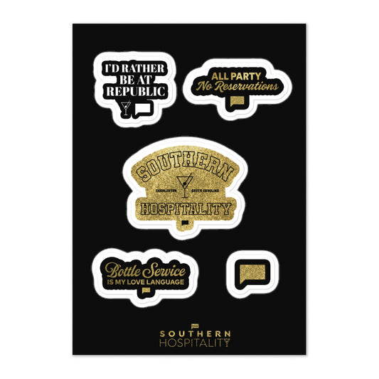 Southern Hospitality Quotes Sticker Sheet